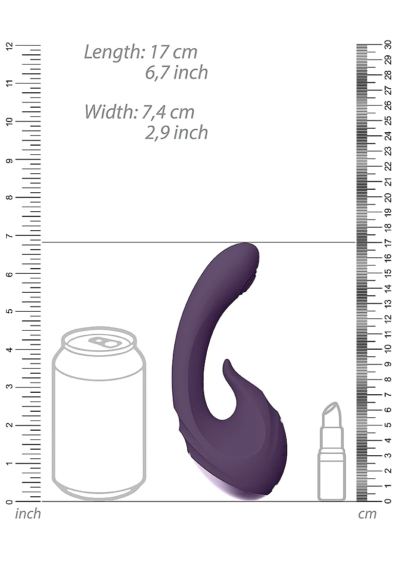 Vive Miki Pulse-Wave & Flickering G-Spot Vibrator - Purple - Image 7