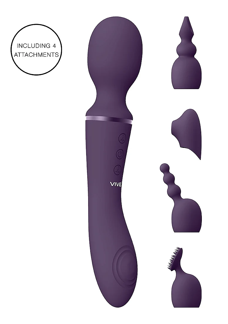 Vive Nami Pulse-Wave & Vibrating Wand - Purple - Image 2