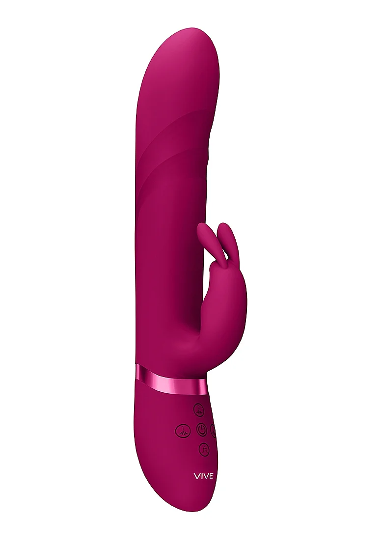 Vive Nari Vibrating and Rotating Wiggle G-Spot Rabbit - Pink - Image 9