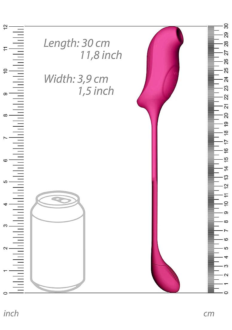 Vive Quino Airwave & Vibrating Egg - Pink - Image 6