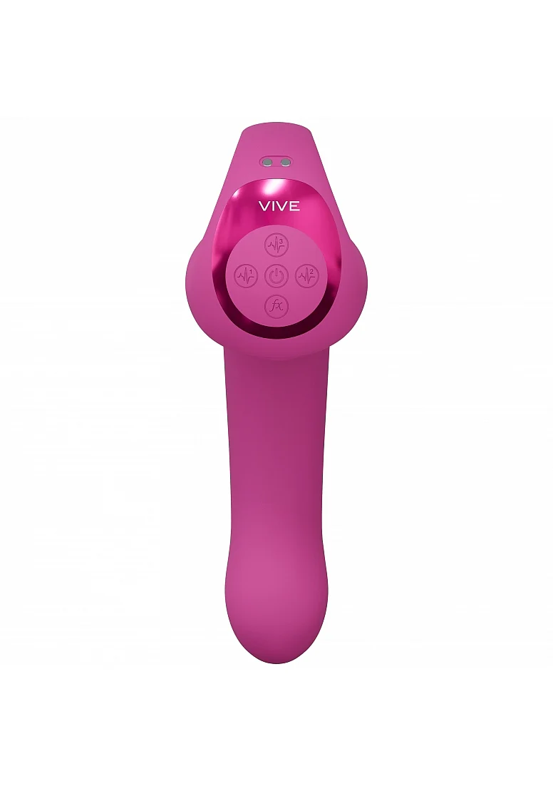 Vive Riko Triple Thumper with Advanced Finger Motion and Pulse Wave Stimulator - Pink - Image 2