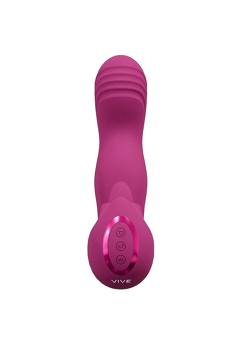 Vive Yumi Triple Motor G-Spot Finger Motion Vibrator - Pink - Image 5