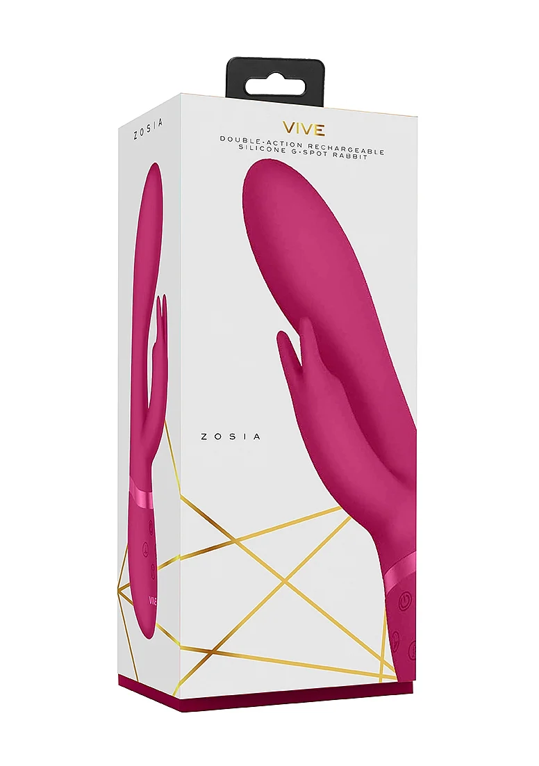 Vive Zosia Classic G-Spot Rabbit Vibrator - Pink