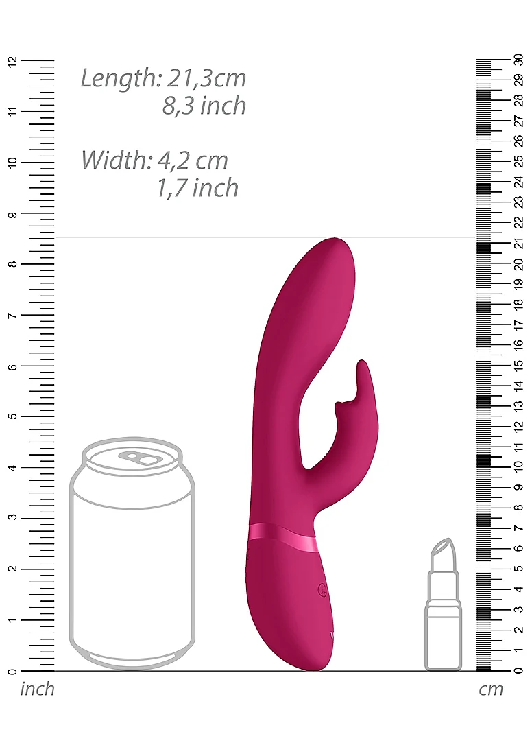 Vive Zosia Classic G-Spot Rabbit Vibrator - Pink - Image 13