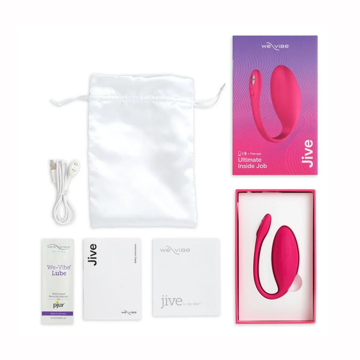 We Vibe Jive G-Spot Vibrator Electric Pink - Image 7