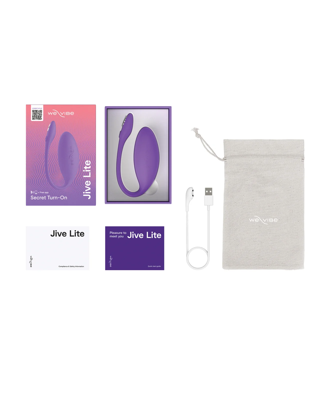 We Vibe Jive Lite G-Spot Vibrator Purple - Image 7