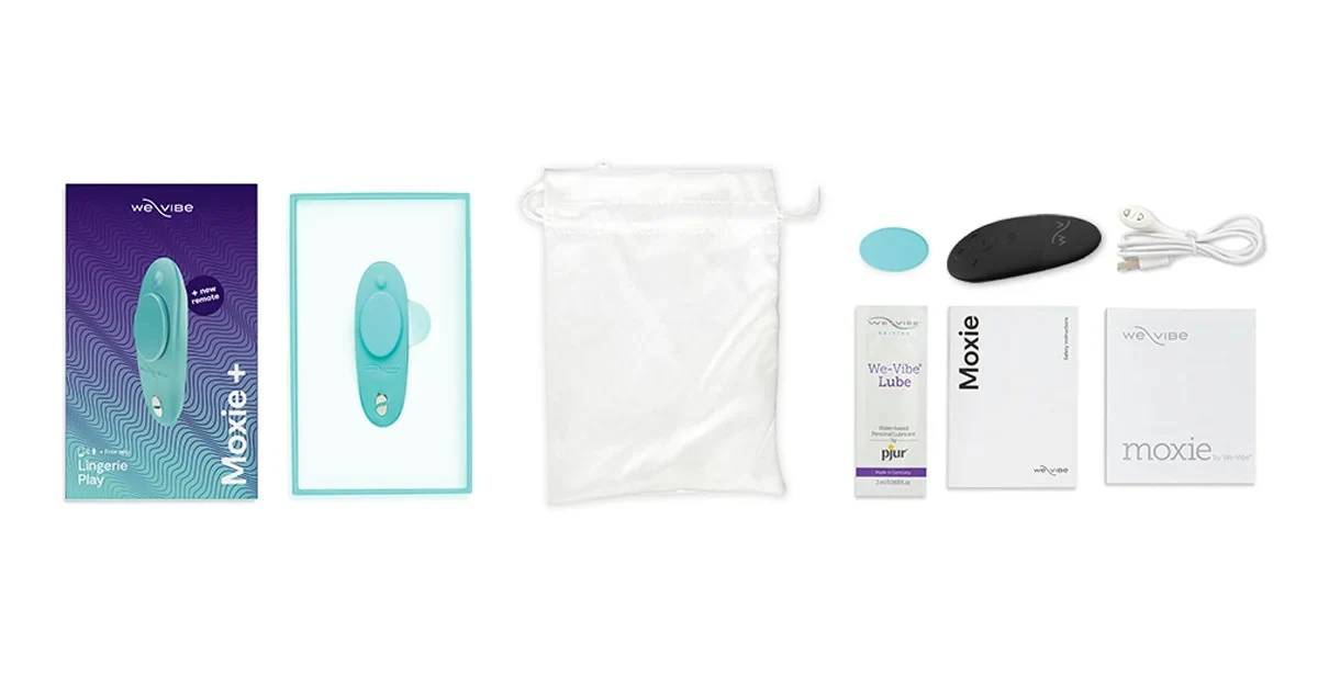 We Vibe Moxie+ Panty Vibrator Aqua - Image 8