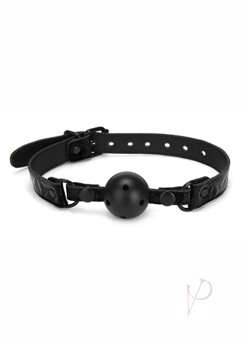 Whipsmart Deluxe Ball Gag Black