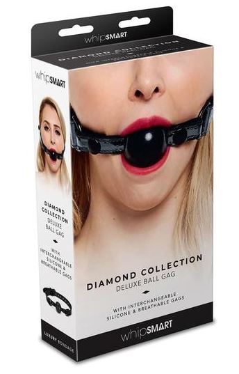 Whipsmart Deluxe Ball Gag Black - Image 2