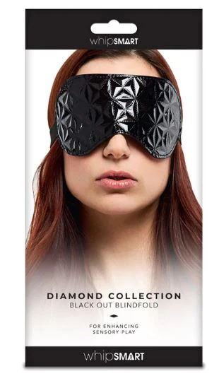 Whipsmart Diamond Blindfold Black