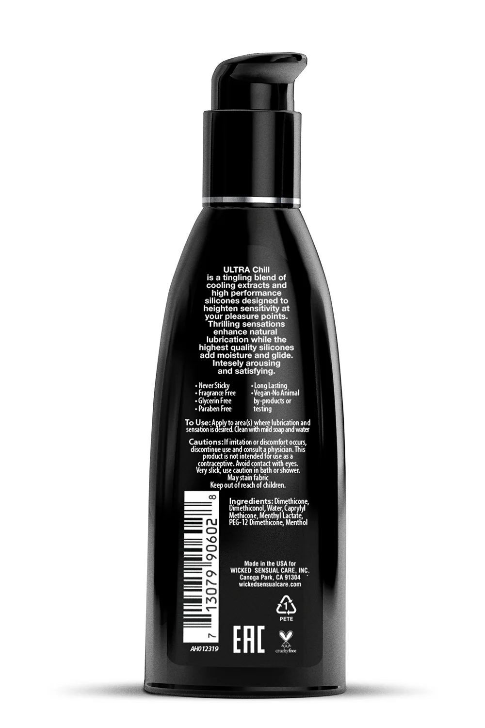 Wicked Ultra Chill Cooling Lube 60ml - Image 2