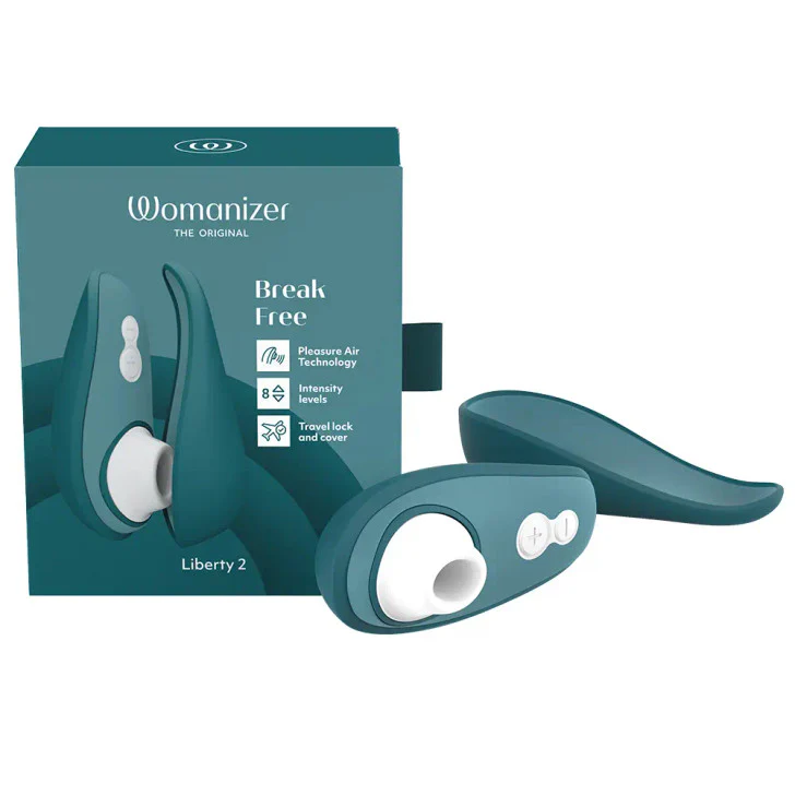 Womanizer Liberty 2 Travel Clitoral Suction Stimulator Dark Petrol - Image 4