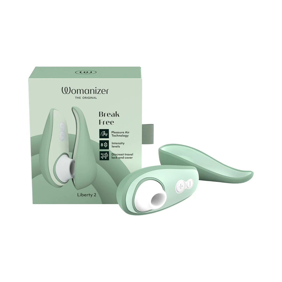 Womanizer Liberty 2 Travel Clitoral Suction Stimulator Sage - Image 10