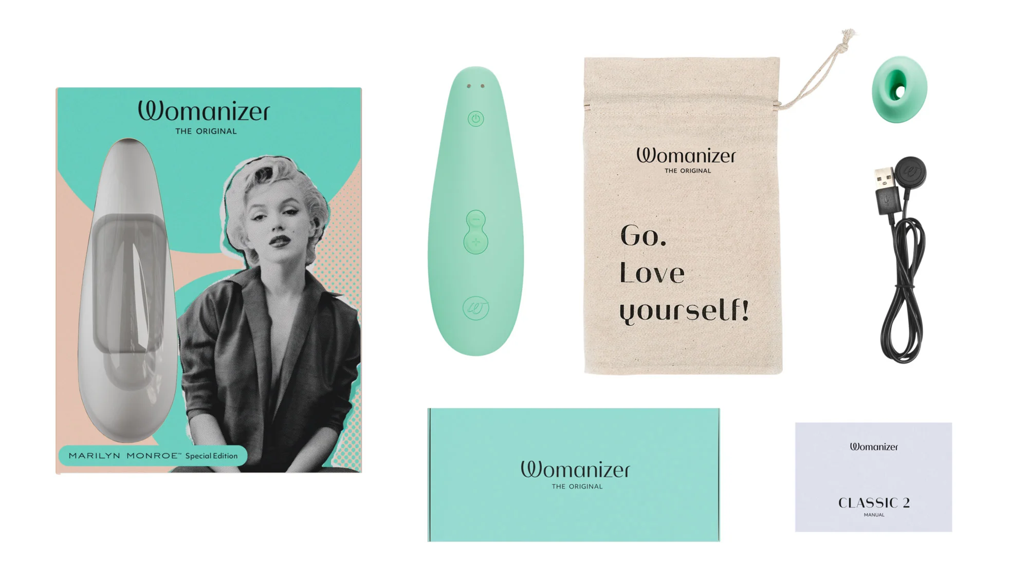 Womanizer Marilyn Monroe Special Edition Mint - Image 2