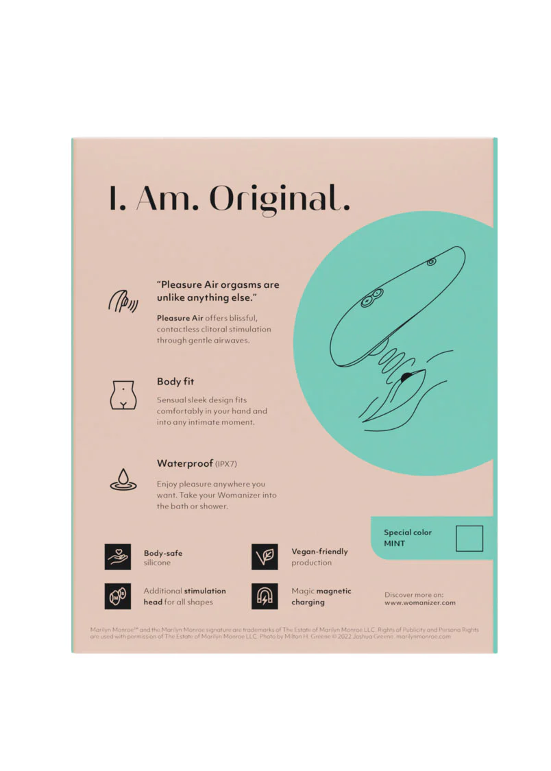 Womanizer Marilyn Monroe Special Edition Mint - Image 3