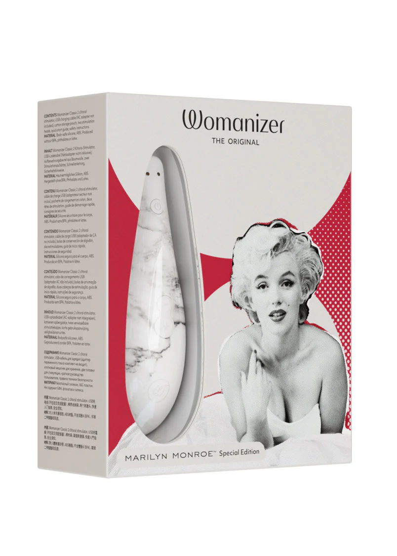 Womanizer Marilyn Monroe Special Edition White Marble