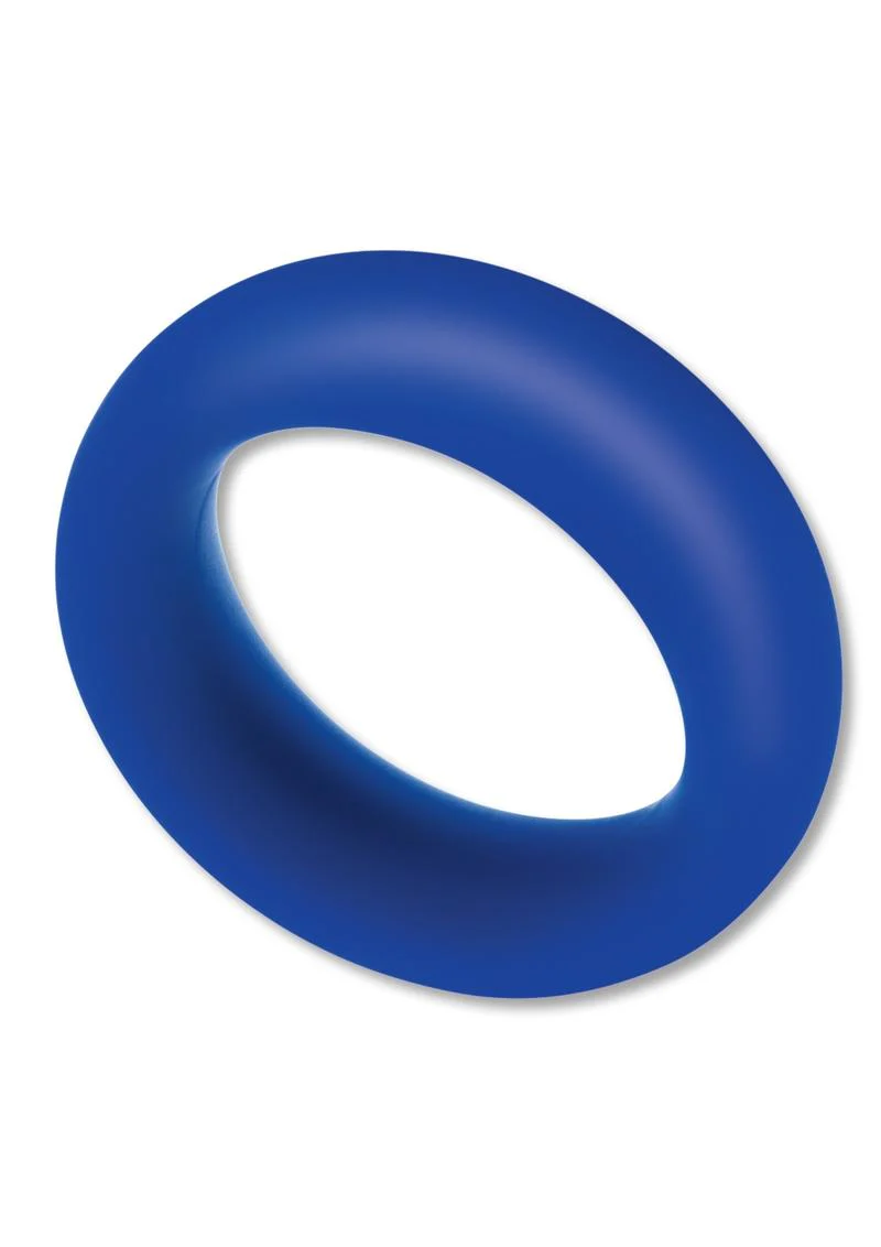 Zolo Extra Thick Cock Ring Blue - Image 2