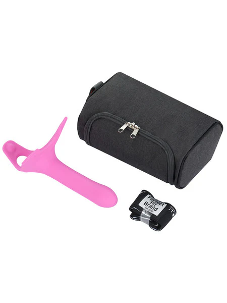Perfect Fit Zoro Strap On With Bag Pink 6.5" - Image 2